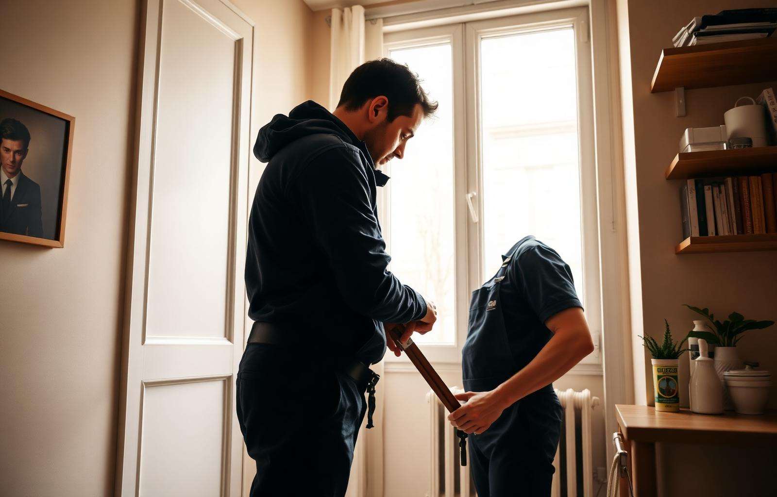 Artisan de Rénovation France intervenant chez un client à Paris